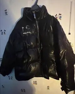 Thug Club ブラック ダウンジャケット