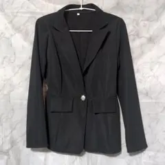 黒 シングルボタン ブレザー XXL 韓国風