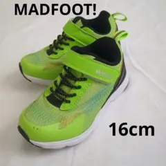 マッドフット キッズ シューズ スニーカー 16 蛍光色 黄緑