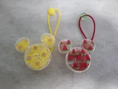 未使用☆東京ディズニーランド限定販売！ミッキー ヘアゴム2点セット