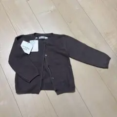 birthday party カーディガン ダークブラウン100cm