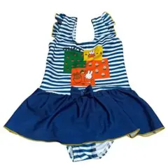 miffy 女の子 フリルスカート付き 水着 110cm