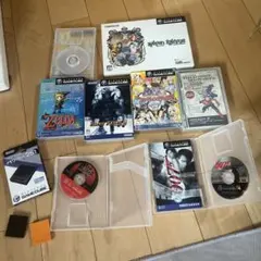 Nintendo GameCube ゲームソフトセット8本　メモリーカード2つ付