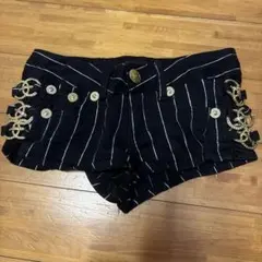 ストライプショートパンツ Y2K 平成女児