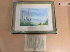 保管品 佐野せいじ 心の故郷十二ヵ月 『四月 春うらら』 サイン入り 木