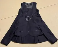 ファミリア　115アンサンブル ボレロ ジャンパー お受験 クリーニング済み