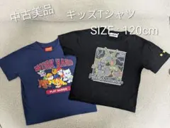 【中古美品】ポケモン＆パウ・パトロール キッズTシャツ 2枚セット 120cmのサムネイル