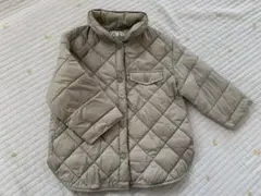 ZARA グレー　アウター　ナイロン中綿コート 104cm
