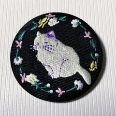 耳をすませば 刺繍ブローチコレクション　缶バッジ ムーン