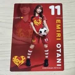 イコラブ マクドナルド サッカーカード 大谷映美里