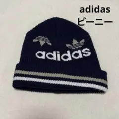 90s アディダス adidas ニットキャップ ニット帽 ビーニー y2k