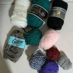 アクリル毛糸 8色セット 45g