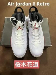 NIKE AIR JORDAN 6 RETRO ホワイト レッド　桜木花道のサムネイル