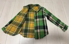 MPS リバーシブル チェック柄長袖シャツ 120cm