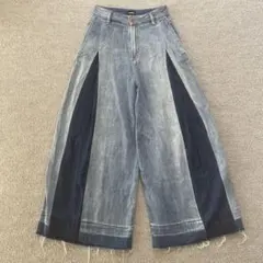 DIESEL ディーゼル スーパーワイドフレアジーンズ デニムパンツ W24