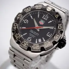 636 稼動　TAG HEUER 時計　フォーミュラ1 箱付き　ブラック　メンズのサムネイル