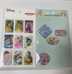 ディズニーウォーターシール＆3Dシールセット