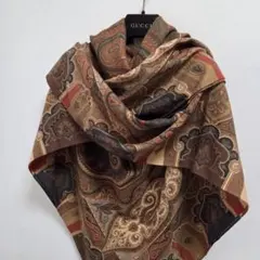 【ETRO】 エトロ ペイズリー柄 大判ストール ショール