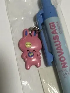 NOVAうさぎ ボールペン マスコット付き 本体 エラー品 印刷ミス - メルカリ