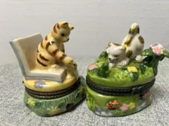 ORCHID DESIGNS ポーセリンボックス ピルケース 陶器 英国製 - メルカリ
