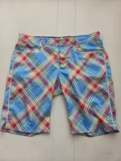 adidas チェック柄 ゴルフパンツ 0/XG