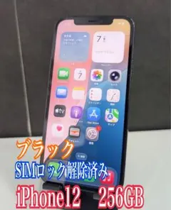 iPhone 12 128GB ブラック SIMロック解除済み
