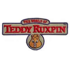 匿名配送　Teddy Ruxpin テディ　ラックスピン　くま　アイロンワッペン