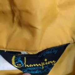 Champion 古着ナイロンジャケット イエロー