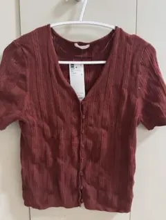 GU ブラウン カーディガン Sサイズ