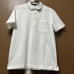 DAKS ポロシャツ ホワイト Mサイズ　中古のサムネイル