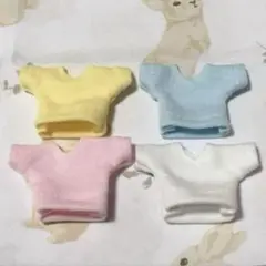 オビツ11 服 ハンドメイド シャツ 4枚セット(パステル) 即購入OK
