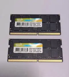 SP DDR4 3200Hz 32GB ×2 計 64GB 動作確認済