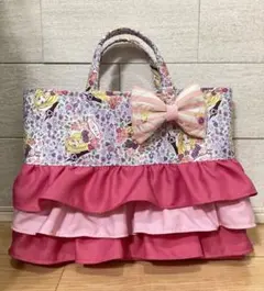 e*i様 ライラックガーデン ダブルフリルトートバッグ☆ - メルカリ