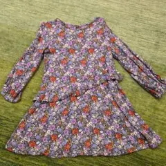 next 花柄 長袖ワンピース 4歳用