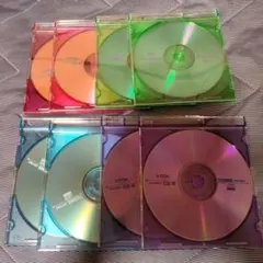 TDK CD-R 700MB 8枚セット カラフルケース
