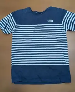 THE NORTH FACE ネイビー ストライプ Tシャツ