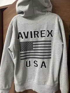 AVIREXジップパーカー