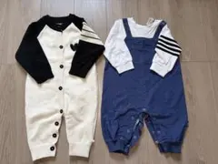 【美品】ロンパース(80)2着セット／ベビー服 韓国 男の子 女の子