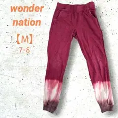 古着　wonder nation　ジョガーパンツ　【М】　あずき色　裏起毛