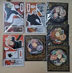 呪術廻戦 バースデイ ジオラマフィギュア 缶バッジ 虎杖悠仁 バースデー