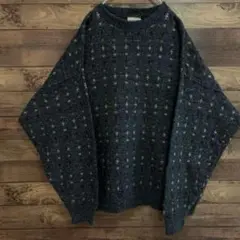 古着 80s USA製 ニットセーター オーバーサイズ