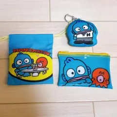 サンリオキャラクターズ プチ巾着 フラットポーチ クッションキーホルダー