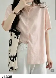 美品！ SHEIN シャツ 半袖ブラウス