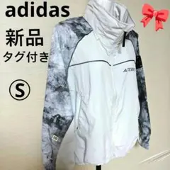 アディダス ナイロンジャケット パーカー ウインドブレーカー レディースS 春夏