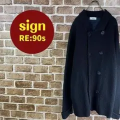 shipsシップス　コットン　ピーコート　ネイビー