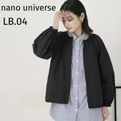 ナノユニバース LB.04/ギャザーナイロンブルゾン 春 ライトアウター