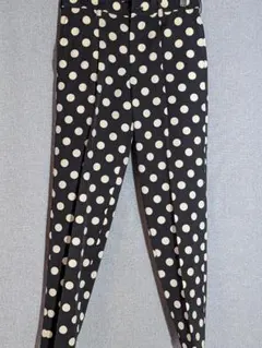 コムデギャルソン コムデギャルソン ドーナツパンツ ドット コムコム コムデギャルソンCOMME des GARCONS リネンドットプリント