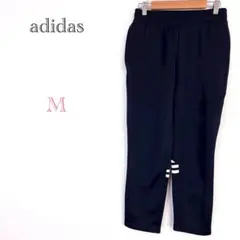 ◆アディダス【M】ジャージ トレーニングパンツ ボトムス 刺繍ロゴ スリーライン
