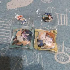 くら寿司 にじさんじ クッションチャーム+缶バッチなど４点セット