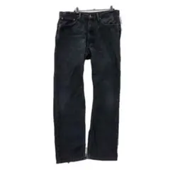 36×32 00s Levi’s 505 ブラックデニムパンツ L